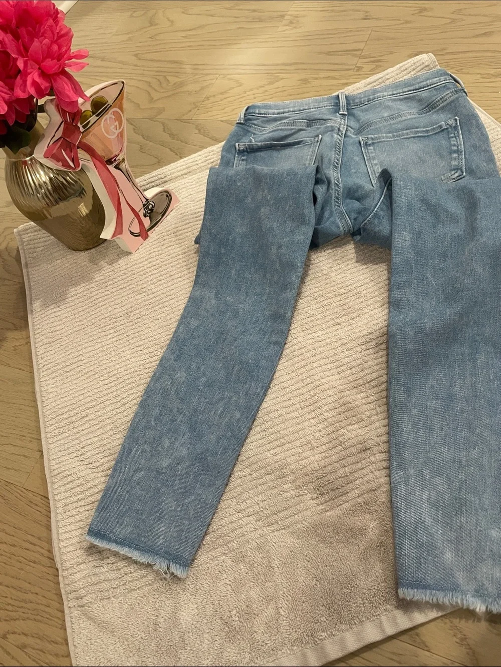 Old Navy Light Blue Distressed Kids Jeans